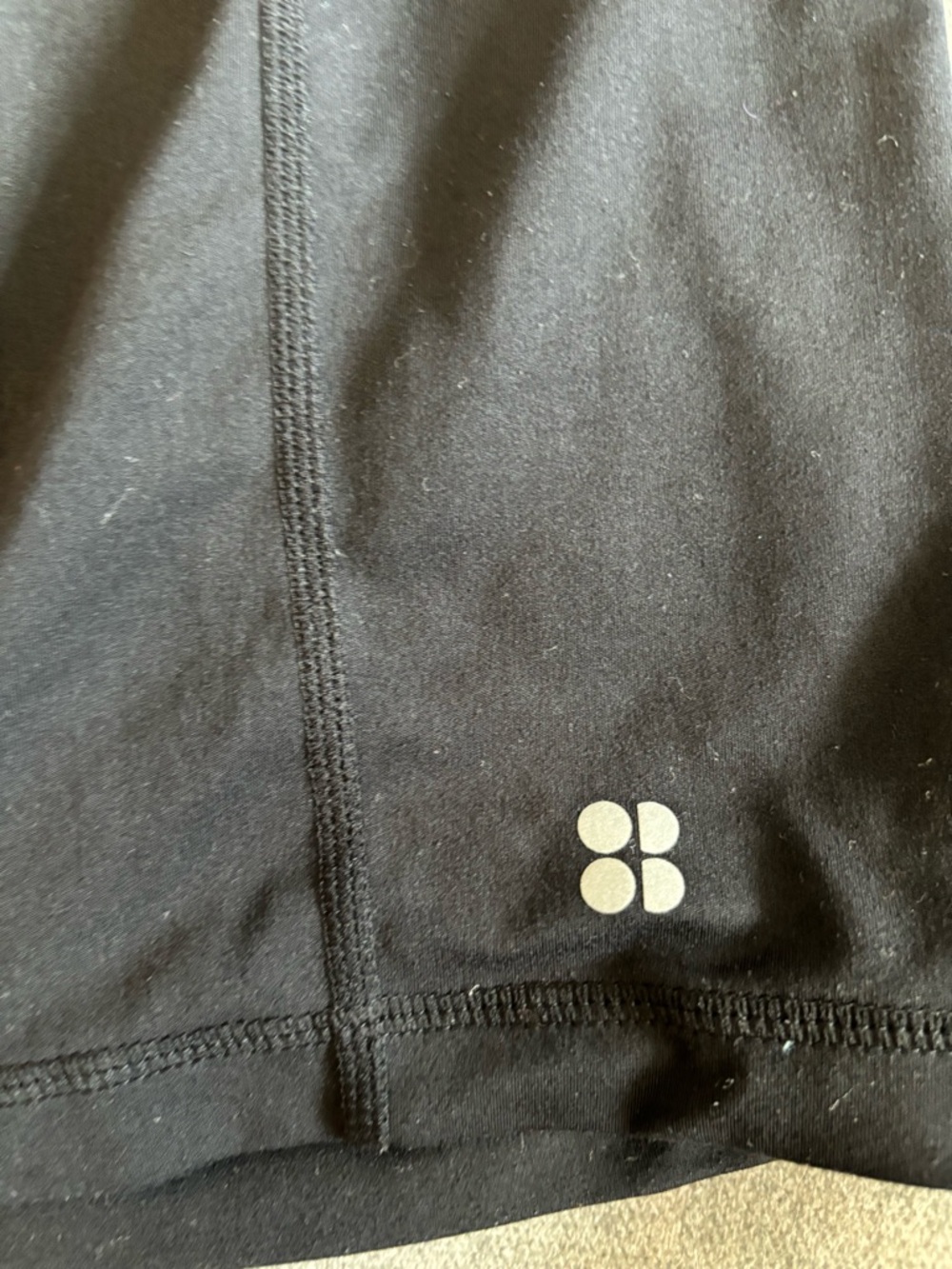 Sweaty Betty Black High-Rise Bike Shorts - Picture 4 of 7